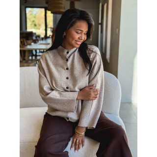 Gilet Amandina - Taupe