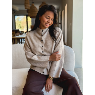 Gilet Amandina - Taupe
