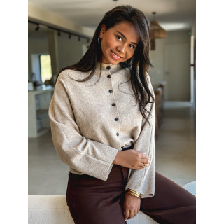 Gilet Amandina - Taupe