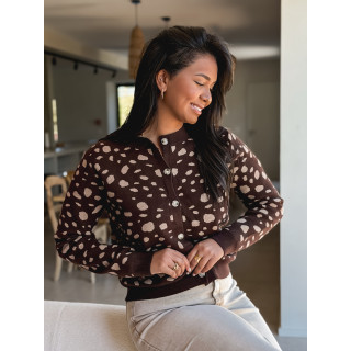 Gilet Carmelina - Chocolat