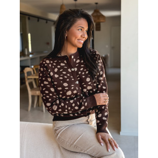Gilet Carmelina - Chocolat