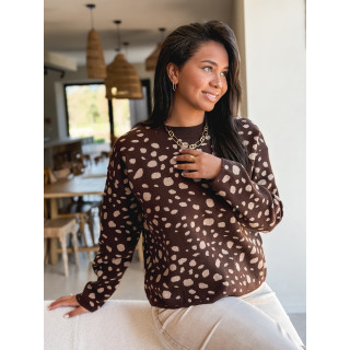 Pull Carmelina - Chocolat