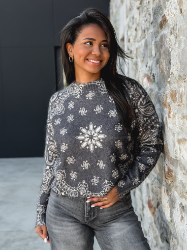 Pull Donna - Gris Foncé