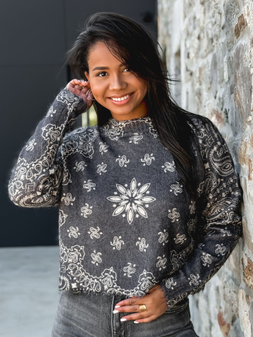 Pull Donna - Gris Foncé