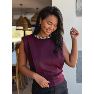 Blouse Chayna - Bordeaux