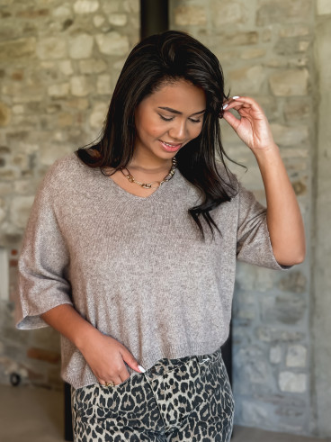 Pull Sanya - Taupe