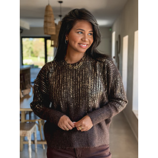 Pull Laïssa - Chocolat