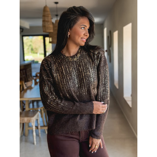 Pull Laïssa - Chocolat