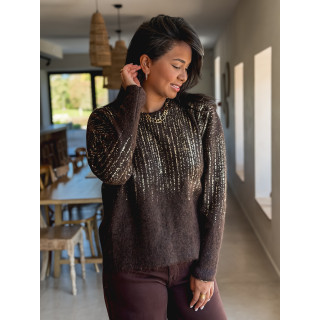 Pull Laïssa - Chocolat