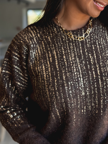 Pull Laïssa - Chocolat