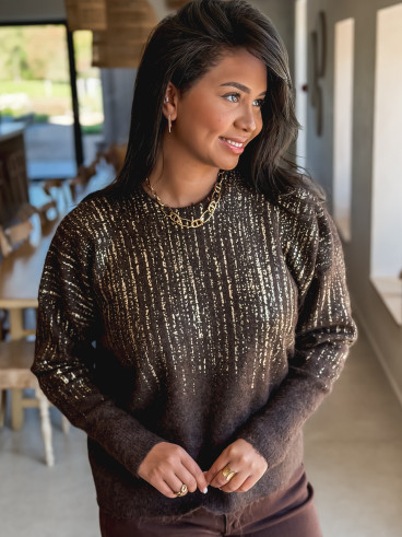 Pull Laïssa - Chocolat