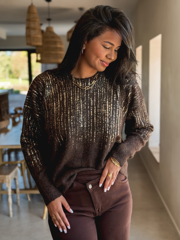 Pull Laïssa - Chocolat