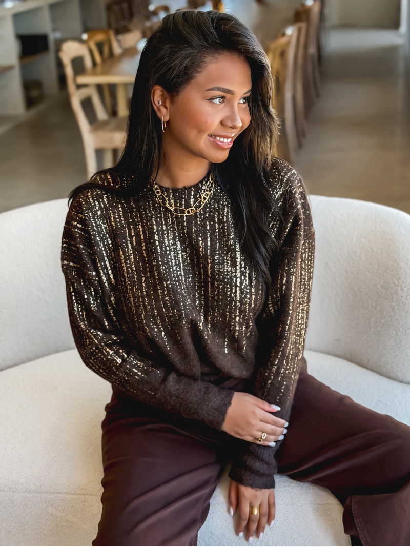 Pull Laïssa - Chocolat