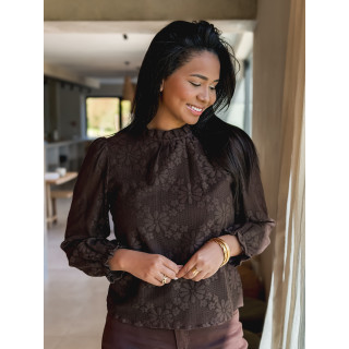Blouse Adalia - Chocolat