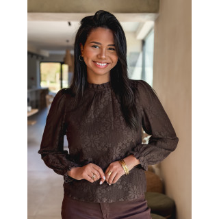 Blouse Adalia - Chocolat