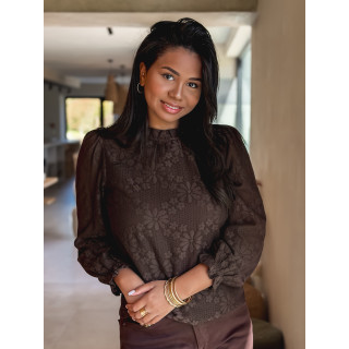 Blouse Adalia - Chocolat