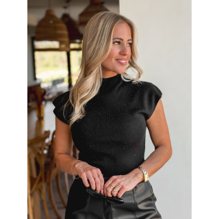 Blouse sans manches Inola - Noir