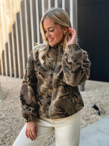 Gilet militaire Evangelina - Taupe
