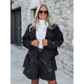 Short en simili Julissa - Noir