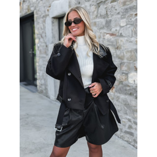 Short en simili Julissa - Noir