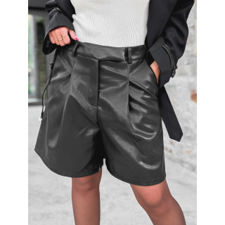 Short en simili Julissa - Noir