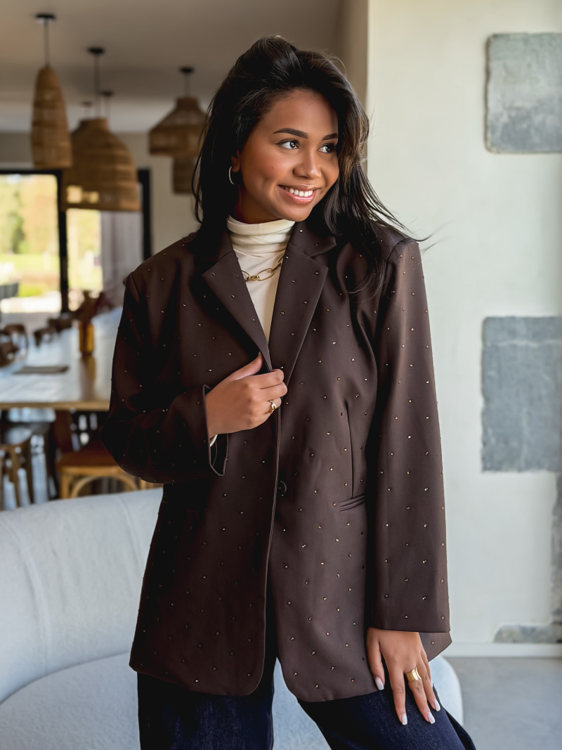 Blazer Azia - Marron