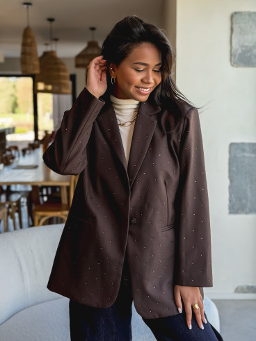 Blazer Azia - Marron