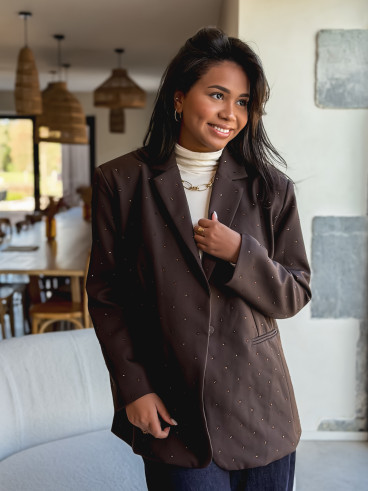 Blazer Azia - Marron