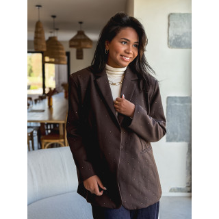Blazer Azia - Marron