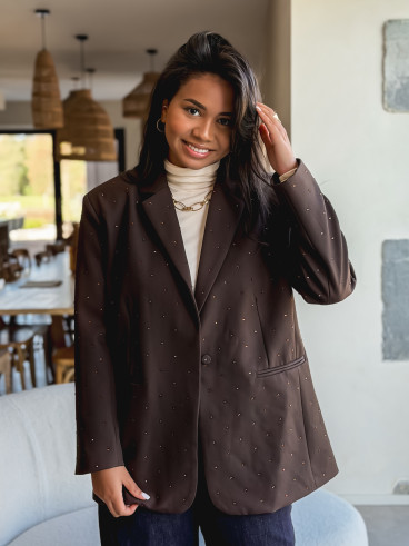 Blazer Azia - Marron