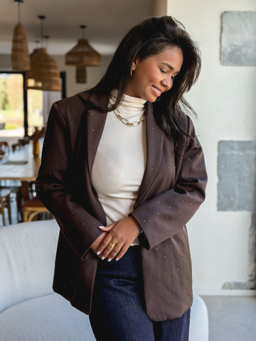 Blazer Azia - Marron