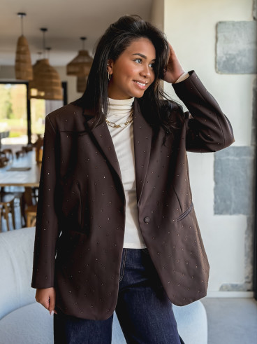 Blazer Azia - Marron