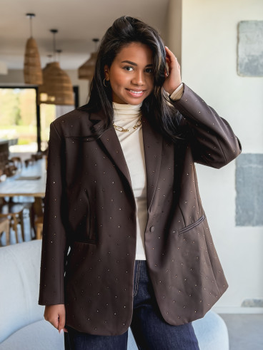 Blazer Azia - Marron