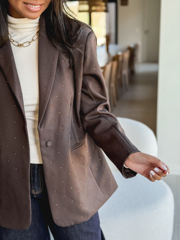 Blazer Azia - Marron