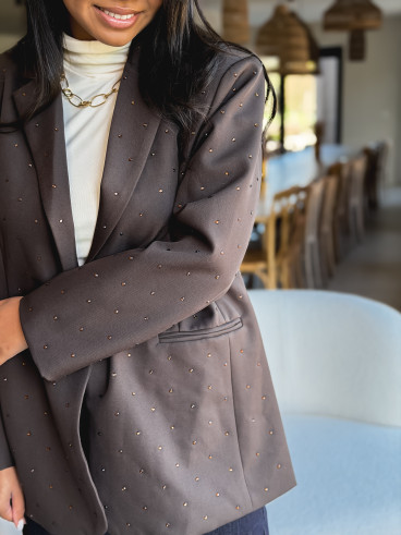 Blazer Azia - Marron