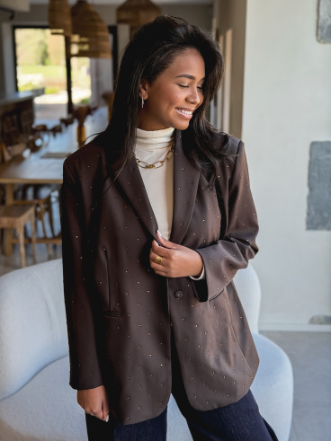Blazer Azia - Marron