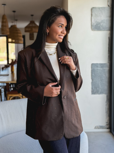 Blazer Azia - Marron