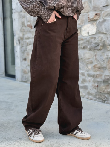 Jeans Carolina - Chocolat Jeans Carolina - Chocolat