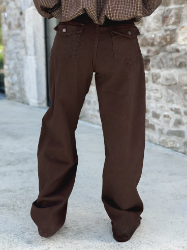 Jeans Carolina - Chocolat Jeans Carolina - Chocolat