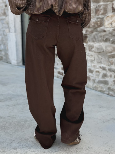 Jeans Carolina - Chocolat Jeans Carolina - Chocolat