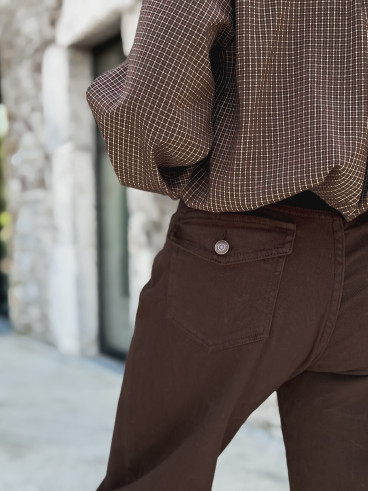 Jeans Carolina - Chocolat