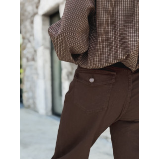 Jeans Carolina - Chocolat