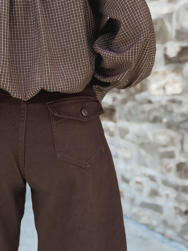 Jeans Carolina - Chocolat Jeans Carolina - Chocolat