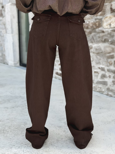 Jeans Carolina - Chocolat Jeans Carolina - Chocolat