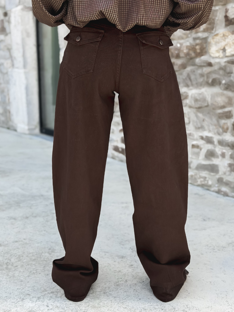 Jeans Carolina - Chocolat