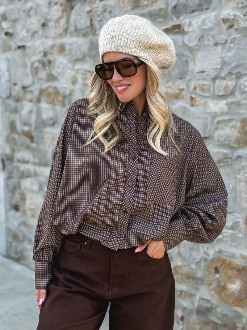Chemise Carly - Chocolat Chemise Carly - Chocolat