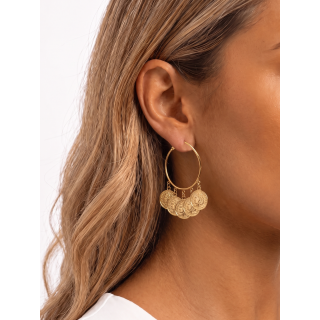 Boucles d'oreilles Édith - Doré