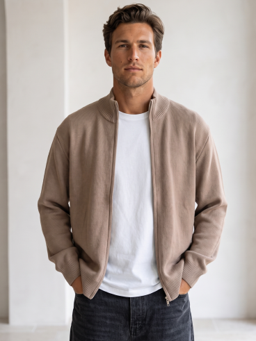 Gilet Dave - Taupe