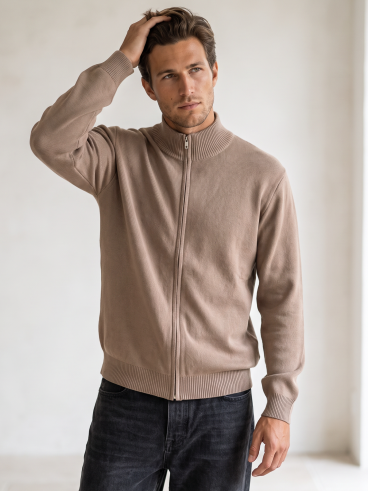 Gilet Dave - Taupe