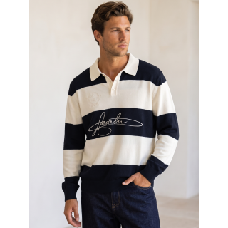 Pull ligné Harry - Bleu marine